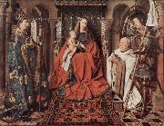 Jan Van Eyck, Madonna des Kanonikus Georg van der Paele, mit Hl. Domizian, dem Hl. Georg und dem Stifter Paele